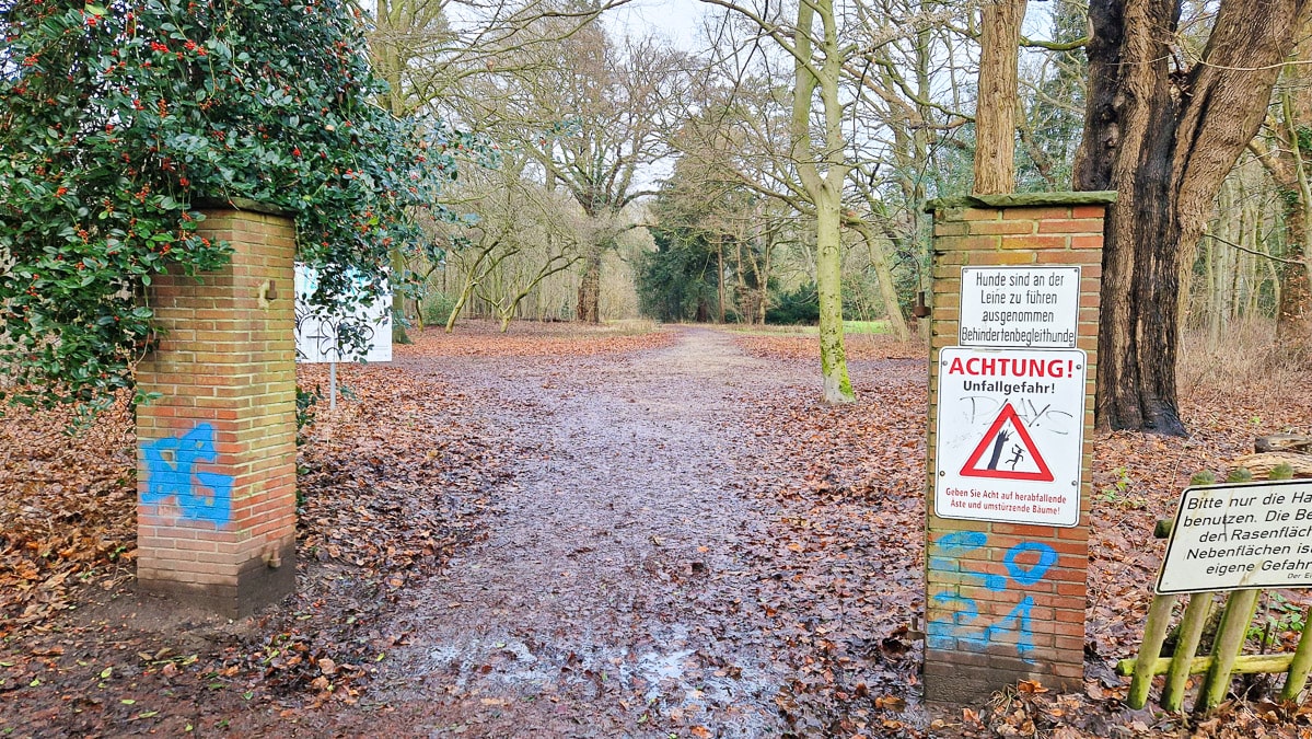 Eingang zum Friedehorstpark